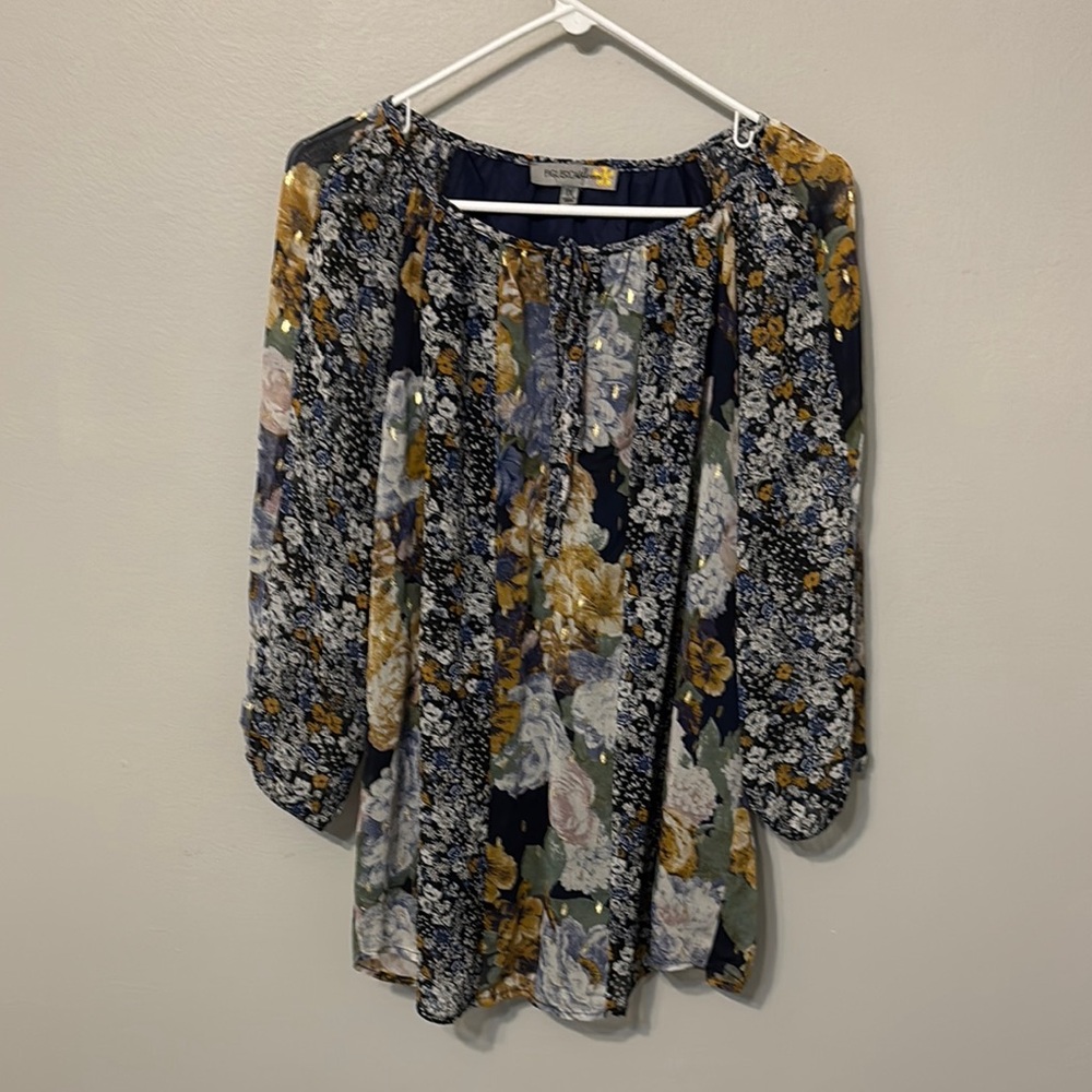 Figueroa & flower floral Print Women's Top